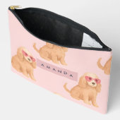 Personalized Cocker Spaniel Dog with Glasses Etui (Open)
