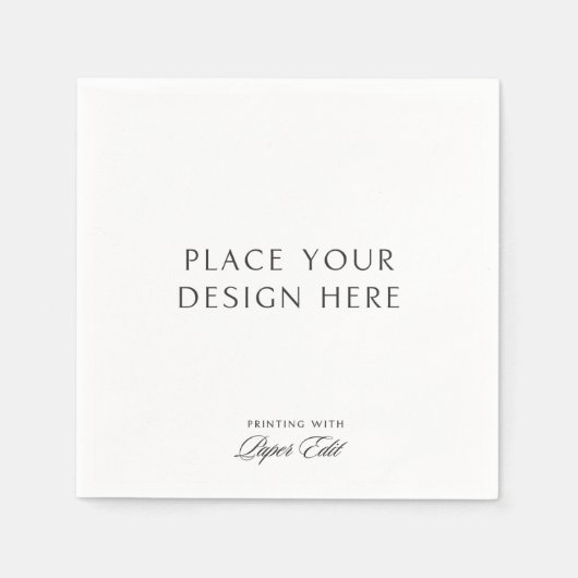 Personalized Cocktail Napkins Add Your Own Design Servet (Voorkant)