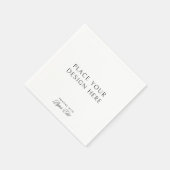 Personalized Cocktail Napkins Add Your Own Design Servet (Hoek)