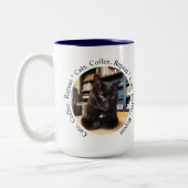 Personalized Coffee Cat Mug Tweekleurige Koffiemok (Links)