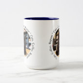 Personalized Coffee Cat Mug Tweekleurige Koffiemok (Center)