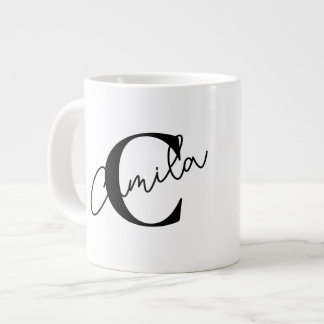 Personalized coffee mug with name grote koffiekop