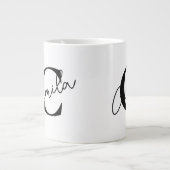 Personalized coffee mug with name grote koffiekop (Voorkant)