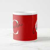 Personalized coffee mug with name grote koffiekop (Voorkant)