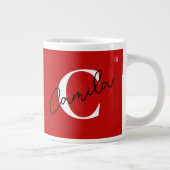 Personalized coffee mug with name grote koffiekop (Rechts)