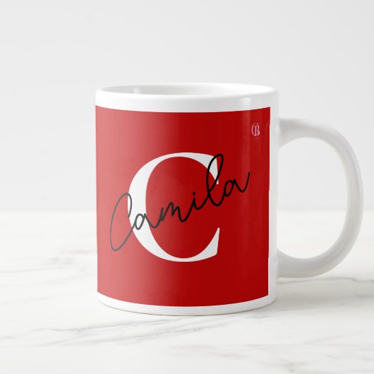 Personalized coffee mug with name grote koffiekop (Rechts)