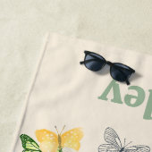 Personalized Colorful Butterflies Strandlaken (In situ)