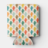 Personalized Colorful Cacti Can Cooler (Achterkant)