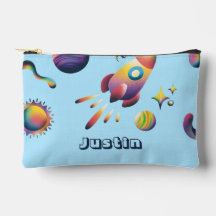 Personalized Colorful Space Planets Back to School