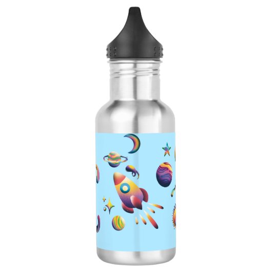 Personalized Colorful Space Planets Back to School Waterfles (Links)