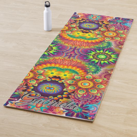 Personalized Colorful Yoga Mat – Beautiful Aesthet (In situ)