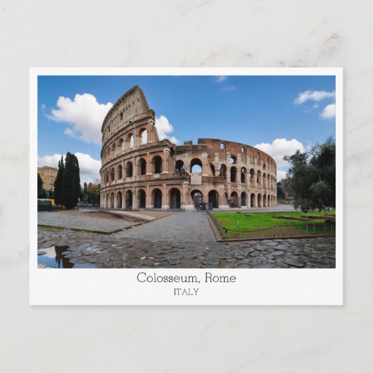 Personalized, Colosseum, Rome, Italy Briefkaart (Voorkant)