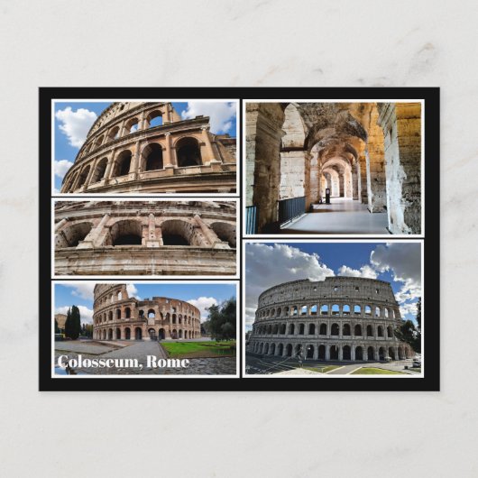 Personalized, Colosseum, Rome, Italy Briefkaart (Voorkant)