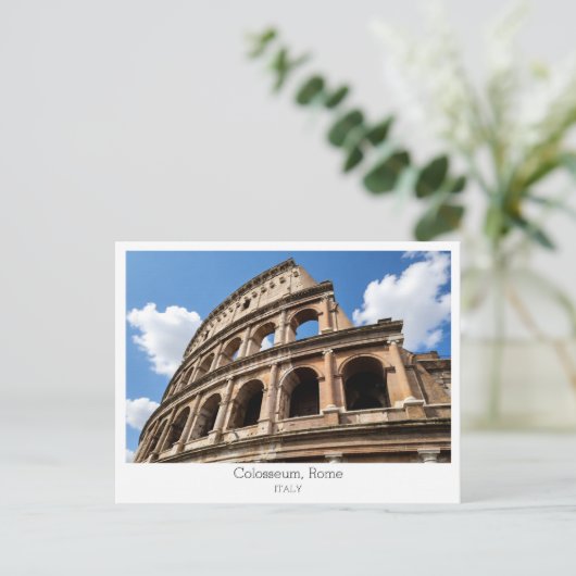 Personalized, Colosseum, Rome, Italy Briefkaart (Staand voorkant)