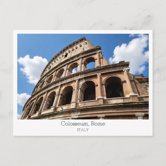Personalized, Colosseum, Rome, Italy Briefkaart (Voorkant)