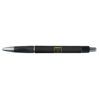 Personalized Company Black Modern Custom Business Pen