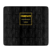 Personalized Company Black Modern Custom Business Snijplank (Voorkant)