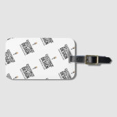 Personalized Company Branded Custom Minimalist  Bagagelabel (Voorkant (horizontaal))