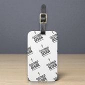 Personalized Company Branded Custom Minimalist Bagagelabel