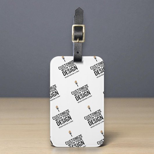 Personalized Company Branded Custom Minimalist  Bagagelabel