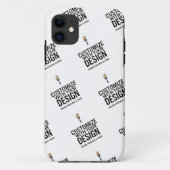 Personalized Company Branded Custom Minimalist  Case-Mate iPhone Case (Achterkant)