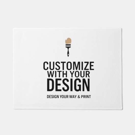 Personalized Company Branded Custom Minimalist Deurmat (Voorkant)