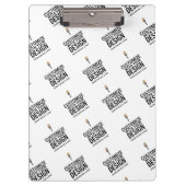 Personalized Company Branded Custom Minimalist  Klembord (Voorkant)