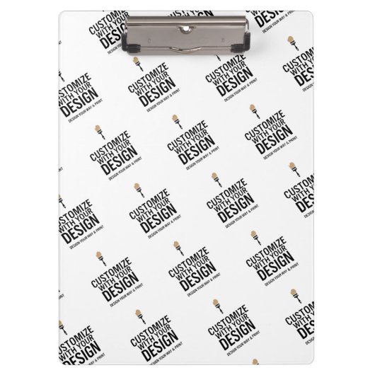 Personalized Company Branded Custom Minimalist  Klembord (Voorkant)