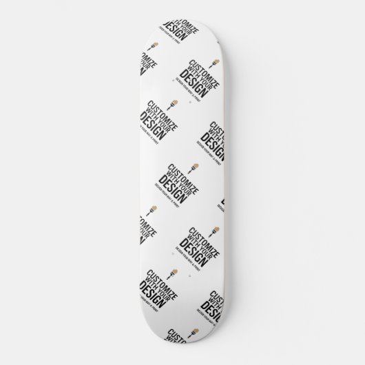 Personalized Company Branded Custom Minimalist Persoonlijk Skateboard (Voorkant)