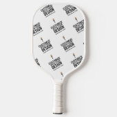 Personalized Company Branded Custom Minimalist  Pickleball Paddle (Achterkant)