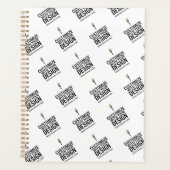 Personalized Company Branded Custom Minimalist  Planner (Voorkant)