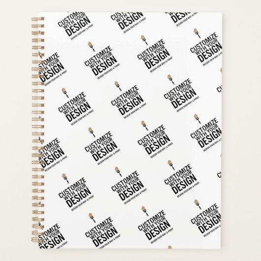 Personalized Company Branded Custom Minimalist  Planner (Voorkant)