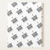 Personalized Company Branded Custom Minimalist  Planner (Achterkant)