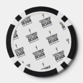 Personalized Company Branded Custom Minimalist  Poker Chips (Achterkant)