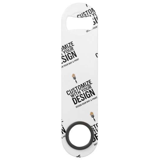 Personalized Company Branded Custom Minimalist Speed Flessenopener (Achterkant)