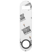 Personalized Company Branded Custom Minimalist  Speed Flessenopener (Voorkant)