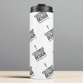 Personalized Company Branded Custom Minimalist  Thermosbeker