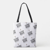 Personalized Company Branded Custom Minimalist  Tote Bag (Achterkant)