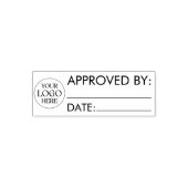 Personalized Company Business Logo QC Approval Zelfinktende Stempel (Design)