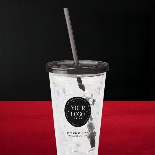 Personalized Company Logo | Custom Business Gift Acryl Drinkbeker