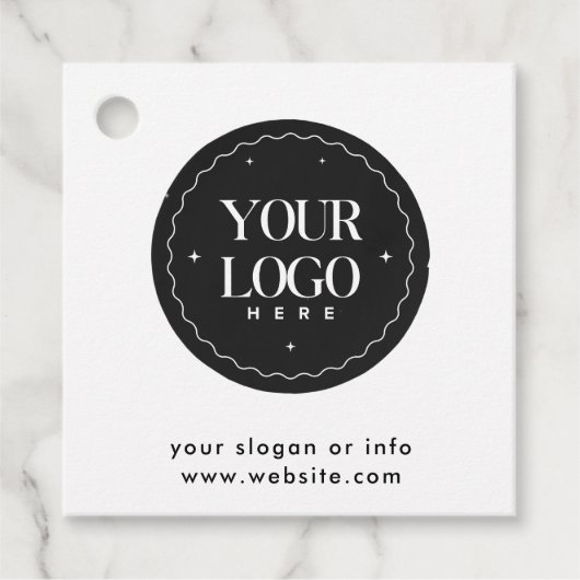 Personalized Company Logo | Custom Business Gift Bedankjes Labels (Voorkant)