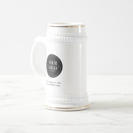 Personalized Company Logo | Custom Business Gift Bierpul (Voorkant links)