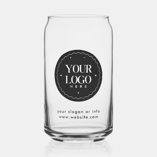 Personalized Company Logo | Custom Business Gift Blikvorm Glas (Voorkant)