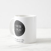 Personalized Company Logo  | Custom Business Gift  Koffiemok (Voorkant links)