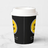 Personalized Company Logo  | Custom Business Gift  Papieren Bekers (Rechts)