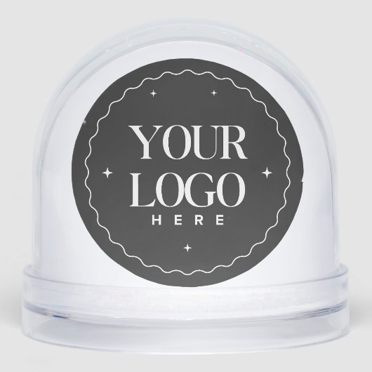 Personalized Company Logo | Custom Business Gift Sneeuwbol (Voorkant)