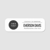 Personalized Company Logo | Custom Business Naamplaatje (Voorkant)