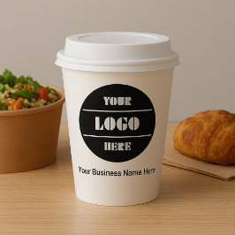 Personalized Company Logo Promotional Paper Cup Papieren Bekers
