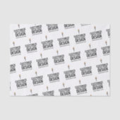 Personalized Company Small Business Custom Tissuepapier (Voorkant)