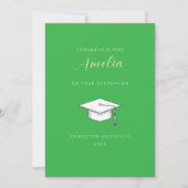 Personalized congratulations graduation card kaart (Voorkant)